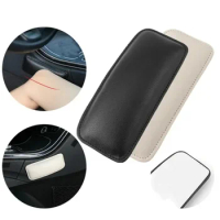 Leather Knee Pad for Car Interior Pillow Comfortable Elastic Cushion Memory Foam Universal Thigh Support Accessories 18X8.2cm
