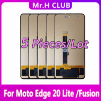 5 PCS Incell For Motorola Edge 20 Fusion LCD Touch Display Screen For Motorola Edge 20 Lite XT2139-1 LCD Replace Assembly Sensor