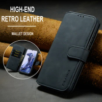DG.Ming For XiaoMi 11T 11T Pro/Poco F3 F1/Mi 11i/Note10 Pro/RedMi GO 7A 8A Retro Wallet Case Leather Magnetic Sleeve Cover Case
