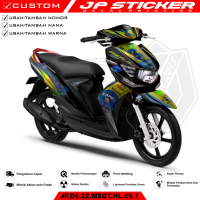Sticker Decal Full Body MIO SOUL GT Hologram Pelangi, Chrome - Sticker Decal MIO SOUL GT D6 009