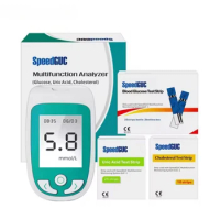 Meawsom Three in One Multi-function Blood Glucose Meter Cholesterol Uric Acid Meter Diabetes Home Health Accessories
