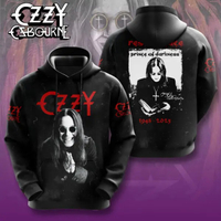 2025 New Heavy Metal Ozzy Osbourne Band 3d พิมพ์ Hoodie ผู้ชายผู้หญิงแฟชั่นขนาดใหญ่ Rock Hoodie เสื้