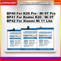 5500mAh BP40 Battery For Xiaomi Redmi K20 Pro / Mi 9T Pro BP41 For Redmi K20 / Mi 9T BP42 Battery For Xiaomi Mi 11 Lite