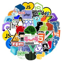 10/50pcs Cool Programmer Programming Stickers Geek Python Java Internet php Docker Html Vinyl Decals Laptop Phone Sticker Toy