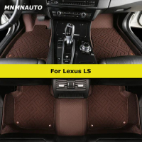 MNMNAUTO Custom Car Floor Mats For Lexus LS LS350 LS400 LS430 LS460 LS500 LS500h LS600h Auto Carpets Foot Coche Accessorie