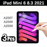 (3 Packs) Paper Film For Apple iPad Mini 6 8.3'' 2021 A2567 A2568 A2569 Like Writing On Paper Tablet Screen Protector