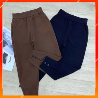 Quần baggy nữ ly gấu cực hot, quần baggy cạp chun, quần baggy nữ mẫu mới vải Umi Hàn dày mịn co giãn