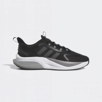 【adidas 愛迪達】慢跑鞋 男鞋 運動鞋 緩震 ALPHABOUNCE+ 黑白 HP6144(8560)