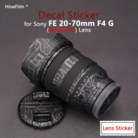SEL2070G Lens Skin 20-70/F4 Protective Decal Skin for Sony FE 20-70mm F4 G Lens Sticker Anti-scratch Warp Cover Film