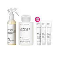 【OLAPLEX 歐啦】0號+3號養護髮超值組(洗前護理/前導液/護髮素/結構還原/歐拉))