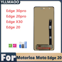 For Motorola Moto Edge 20 Pro LCD Touch Screen Digitizer For Moto Edge X30 LCD For moto Edge 30 Pro Display Aseembly Replacement