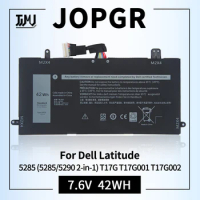 J0PGR Laptop Battery Replacement for Dell Latitude 12 5285 5290 2-in-1 T17G 0J0PGR JOPGR 1WND8 X16TW 0X16TW 0FTH6F 7.6V42Wh4Cell