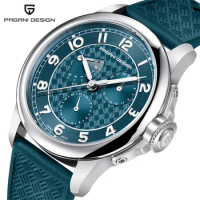 PAGANI DESIGN 2024 New Men's Watches Quartz Wrist Watch For Men AR Sapphire glass Chronograph Mesh belt Waterproof 100m PD1780