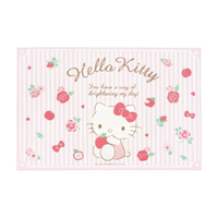 小禮堂 Hello Kitty 廚房防油貼紙 90x60cm (粉玫瑰款)