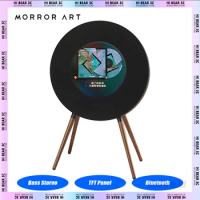 MORSOR ART R1 Bluetooth Speakers TFT Panel Record Lyrics Subwoofer NetEase Cloud Co Branded Black Glue Hanging Subtitles Audio