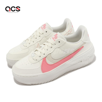 Nike 休閒鞋 Wmns AF1 PLTAFORM 女鞋 厚底 增高 米白 粉紅 小白鞋 DJ9946-105