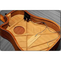 FISHMAN Preamp Amplifier Gitar EQ Tuner - Modifikasi Gitar Akustik ke Listrik, Suara Merdu IH Hitam