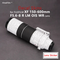 Fuji XF150-600 Lens Premium Decal Skin Wrap Film for FUJIFILM Fujinon XF150-600 F5.6-8 R LM OIS WR Lens Protector Cover Sticker