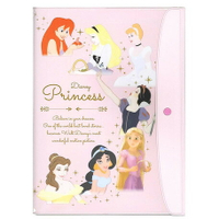 大賀屋 日貨 愛麗兒 筆記本套 B5 筆記本 書套 迪士尼 公主 公主系列 貝兒 樂佩 灰姑娘 正版 J00017837