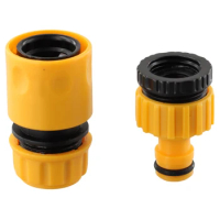 3/4 &amp; 1/2 Inch Graden Hose Tap Threaded Connector Tap Adapter &amp; Quick Fitting Proof And Solid Build Hose Connector