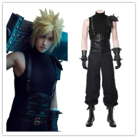 Final Fantasy VII FF7 Cloud Strife Cosplay Costume Uniform Outfits Role Play Adult Men Halloween Carnival Party Suit