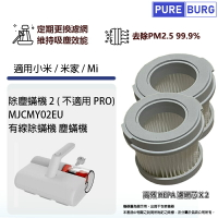 適用小米/米家/Mi 除塵蟎機 2 / MJCMY02EU 有線除蟎機塵蟎機高效PM2.5 HEPA濾網濾芯