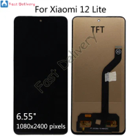 TFT For xiaomi 12 Lite LCD 2203129G screen touch panel digitizer Assembly for xiaomi 12Lite lcd display