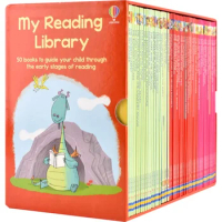 50 Books/Lot My First Reading Library Usborne Books for Kids Learning Education English Learning Books Stories Books for Kids