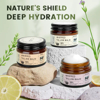 2 Bottles Beef Tallow Honey Nourishing Cream | Beef Tallow Stir Cream/Beef Tallow Ointment | Aro