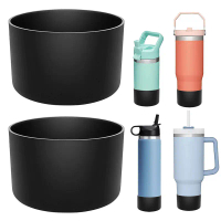 Cushion lengkap pelindung cwan silikon untuk Stanley Quencher Adventure 40oz Tumbler dengan pemegang