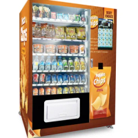 Refrigerated Drink Vending Machines Combo Snack Vending Machine For Foods and Drinks