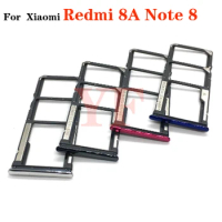 SIM Card Tray Holder Card Slot Adapte For Xiaomi Redmi 8A Note8 Note 8 Pro Note 8T Replacement Parts