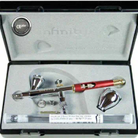 Harder &amp; Steenbeck INFINITY CRplus 2in1 #2 Airbrush New 0.2+0.4 nozzles 126594