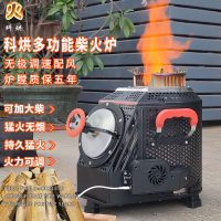 免運柴火灶 柴火爐 燒火灶 燒火爐 灶臺 科烘柴火灶別墅庭院猛火無煙節能氣化戶外多功能柴火爐316L不銹鋼 八折下殺 限時優惠 可開發票 加店長賴有驚喜