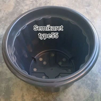 Pot Jumbo Semi Karet, Tawon, GBL,Roma Tinggi Pot Jumbo Semikaret hitam 55