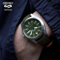 SEIKO 精工 5 Sports 軍風帆布錶帶機械錶(4R36-10A0G/SRPH29K1)39.4mm ˍSK040