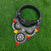 Gongseng bahan kulit sapi buat kalung domba garut