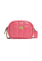 Coach Coach Small Camera Bag With Quilting Watermelon C4814