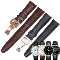Genuine Leather Watch Strap for IWC Portugal Timing Series Botao Fino Waterproof Sweat-Proof Butterfly Clasp Watch Band 20 22mm