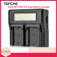 Topcine LCD Dual Channel SONY NP-FZ100 Battery Charger for Sony A9,A9R,A9S,A7III,A7IV,A7RIII,A7R3,A7C,A7SIII,A6600,Camera