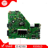 Used X550LD Laptop Motherboard For ASUS X550LC X550LN X550L F550L Mainboard I5-4210U I5 CPU