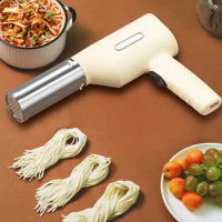 Household Electric Cordless Pasta Maker Machine Auto Noodle Maker 5 Pasta Shapes,Detachable Pasta Maker Tools,Easy to Clean
