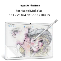 Paper Like Film Matte For HuaWei MatePad 10.4 Screen Protector For HuaWei MatePad Pro 10.8 5G Honor Pad v6 10.4 Screen Protector