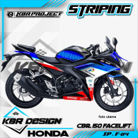 (COD) STIKER STRIPING CBR 150 FACELIFT  - STRIPING CBR 150 FACELIFT - 04