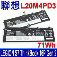 LENOVO 聯想 L20M4PD3 電池 Legion Slim 7 S7 15ACH6 ThinkBook 16P Gen 2 ACH G2 L20L4PD3 SB11C04262