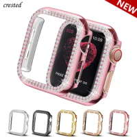 Bumper For Apple watch Case cover 44mm 40mm 42mm 38mm Diamond Protector case iWatch Accessories apple watch series 4 3 5 SE 6
