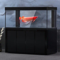 Ultrafiltration Three-Generation Dragon Fish Tank Aquarium Household Super White Glass New Chinese Bottom Filter