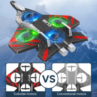 <Murah Cod>Mainan Pesawat Terbang 2.4G Epp Stunt Remote Control Led Glider Airplane Foam Rc Pesawat 