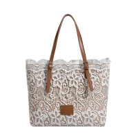 Nanfeng Chio2nd Lace Miss Tote Bag Women's 2024 New Large Capacity French Hand Shoulder Bag