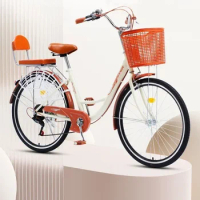 2023 City Cycling 26 Inch Men's and Women's Light Commuting Bicycles Women's Style Student Leisure Bikes